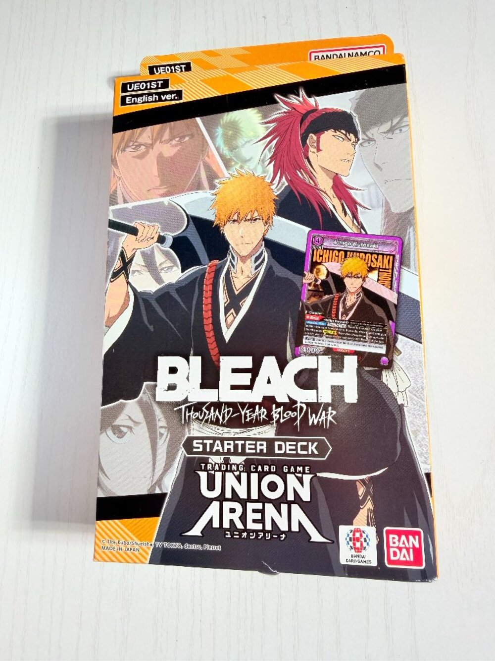 Union Arena Bleach Thousand Year Blood War Starter Deck UE01ST English New
